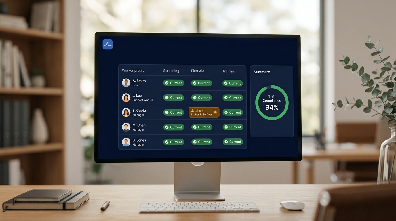 Staff Credential Tracking for NDIS Providers