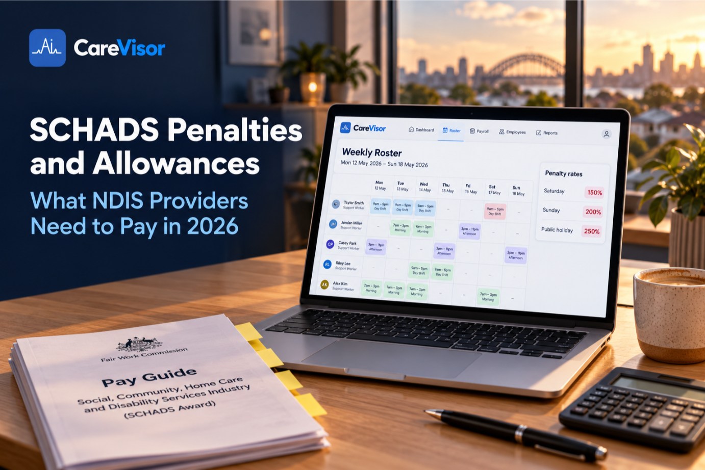 SCHADS Penalties and Allowances: What NDIS Providers Need to Pay